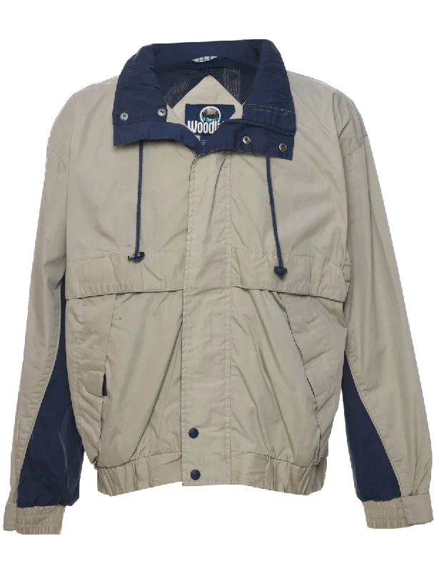 Zip Front Jacket - L Fleece Jacket Down Jacket Parka