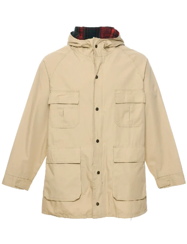 Zip Front Jacket - M Quilted Jacket Puffer Jacket Insulated Jacket