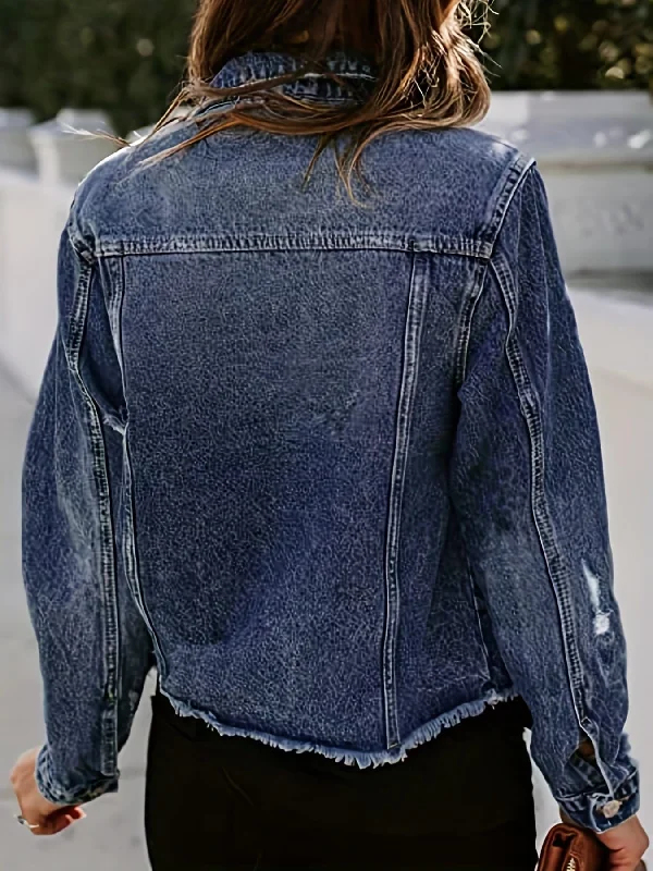 Autumn Denim Jacket Faux Fur Fabric Real Fur Fabric Shearling Fabric