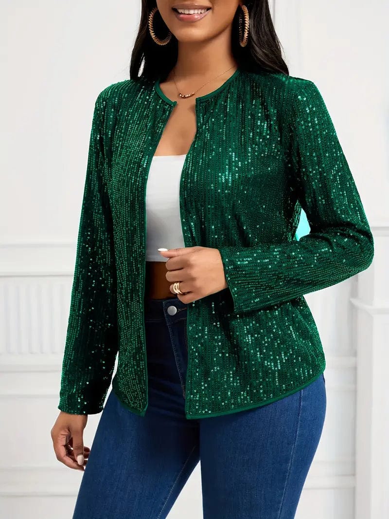Black Long Sleeve Jacket Zippered Jacket Buttoned Jacket Snapped Jacket
