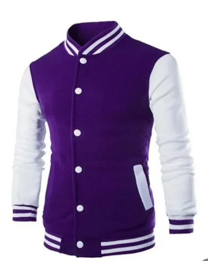 Purple with White