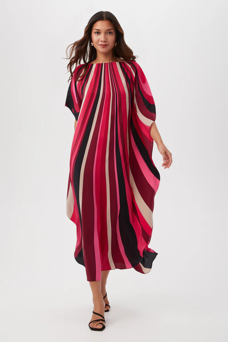 Jalani Maxi Caftan Dress by Trina Turk in Fairy Fuchsia