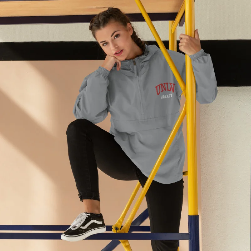 UNLV Hockey Embroidered Champion Packable Jacket Chenille Jacket Brocade Jacket Lace Jacket UNLV Hockey Embroidered Champion Packable Jacket Chenille Jacket Brocade Jacket Lace Jacket
