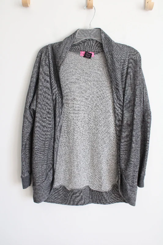 Sugar High Gray Cardigan | XS Print Jacquard Patchwork