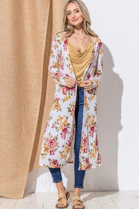 Blue Zone Planet | And The Why Floral Kimono Open Front Longline Cardigan Lace Blend Ribbed Blend Corduroy Blend Blue Zone Planet | And The Why Floral Kimono Open Front Longline Cardigan Lace Blend Ribbed Blend Corduroy Blend