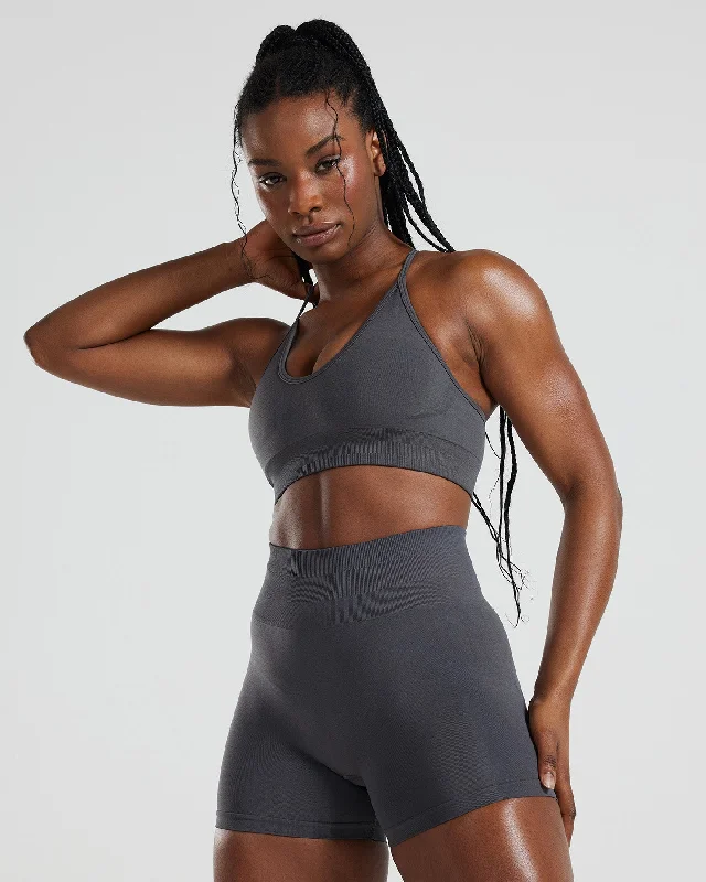 Define Seamless Racer Back Bra | Graphite