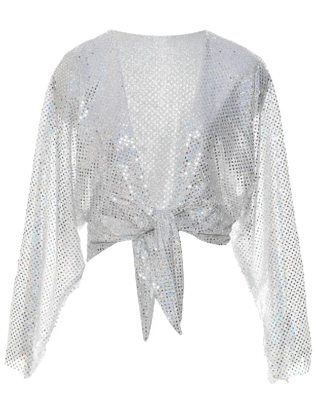 Disco Sequined Jacket - M