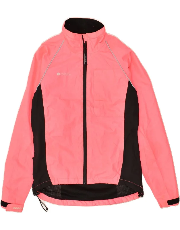 MOUNTAIN WAREHOUSE Womens Rain Jacket UK 8 Small Pink Nylon