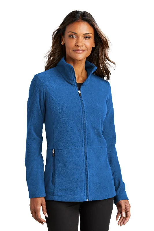 Port Authority Womens Accord Pill Resistant Microfleece Full Zip Jacket - Royal Blue