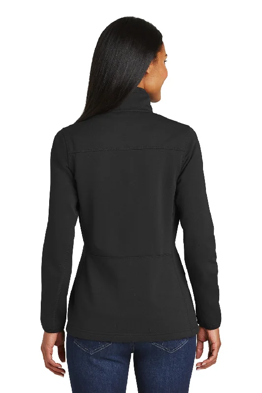 Port Authority Womens Full Zip Fleece Jacket - Black