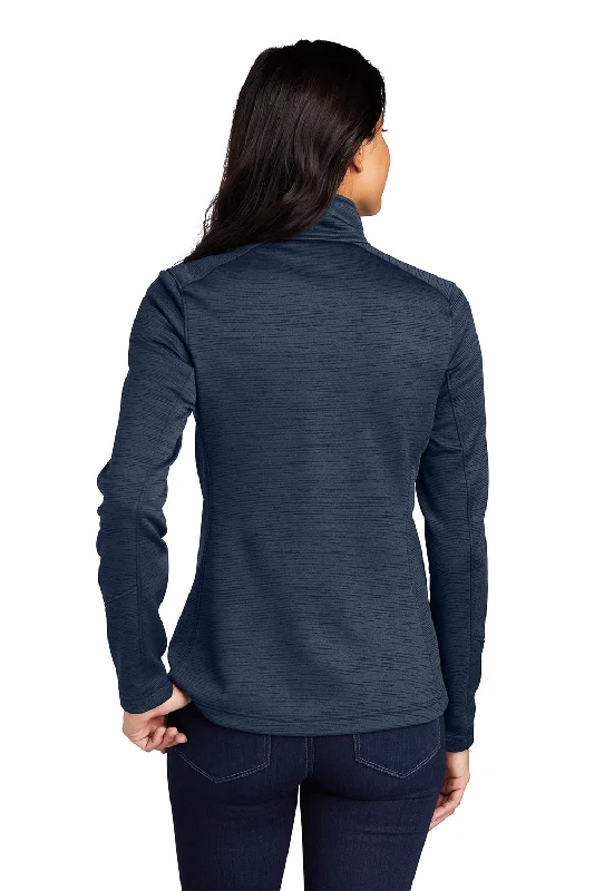 Port Authority Womens Full Zip Fleece Jacket - Navy Blue