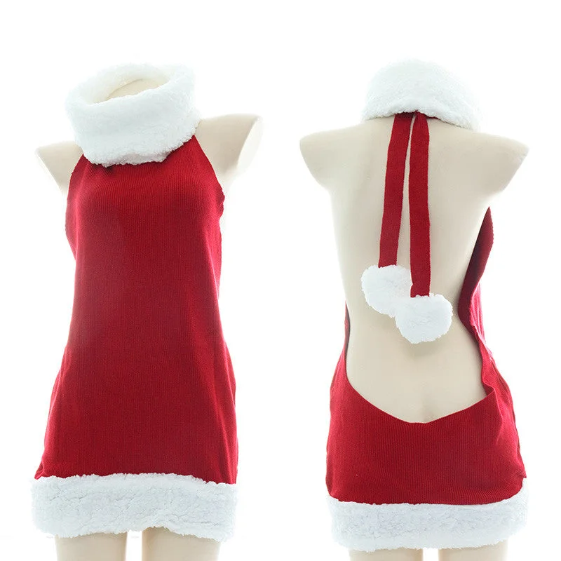 Christmas sexy halter sweater yv30477