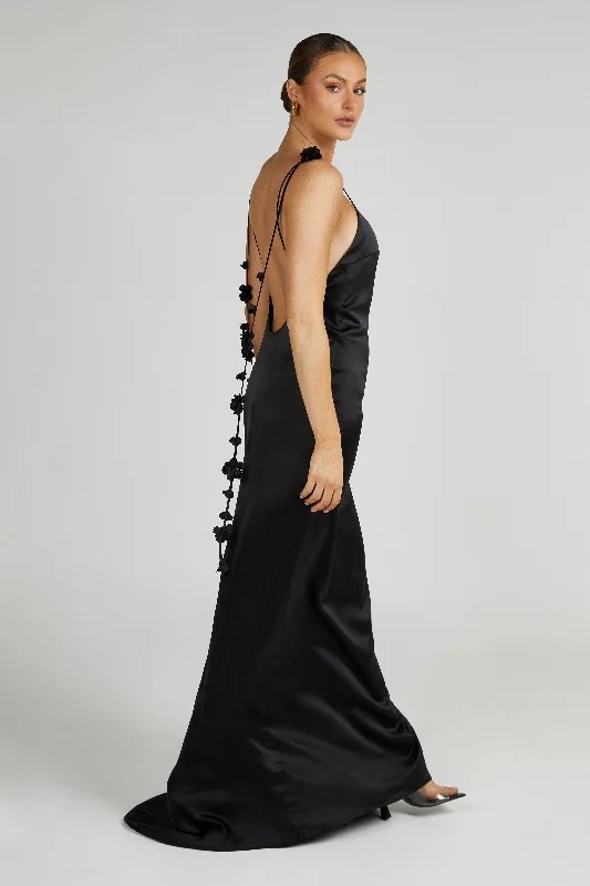 Elenora Rose Gown - Black