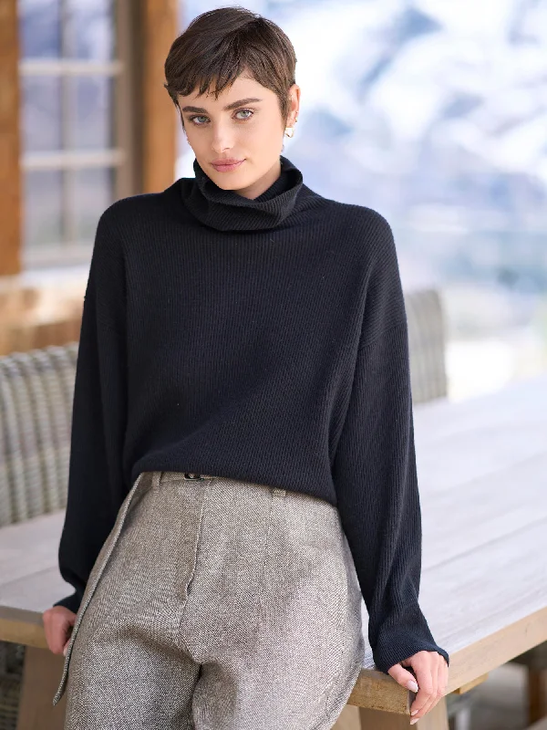 English Rib Turtleneck Sweater