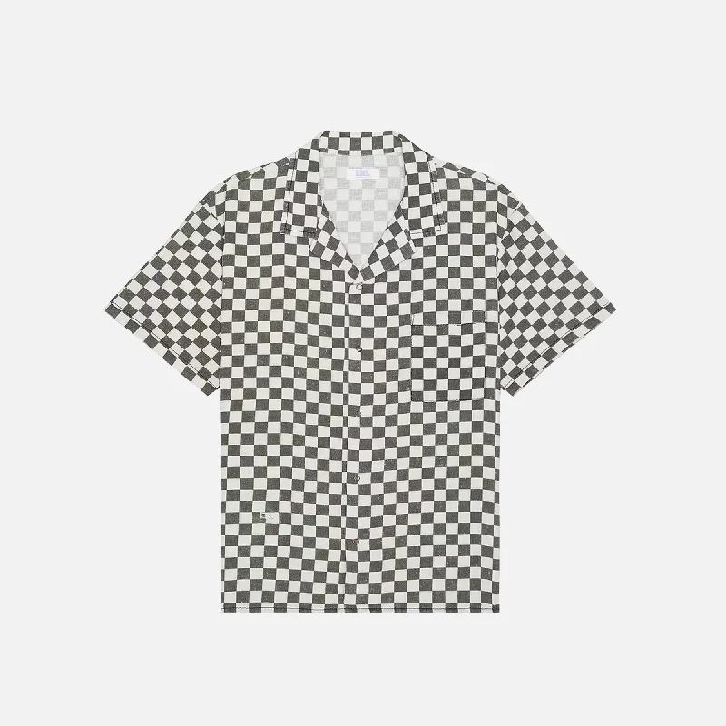 ERL Printed Hawaiian Shirt - Checker