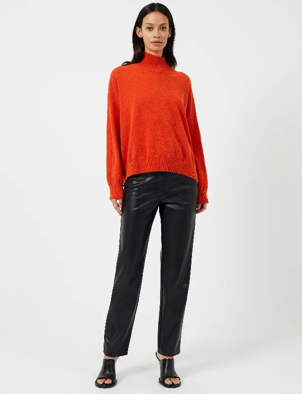 Jeanie Vhari Roll Neck Jumper