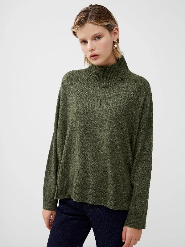 Jeanie Vhari Roll Neck Jumper