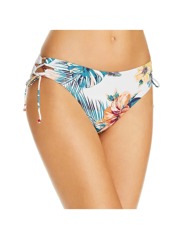 Juniors Womens Floral Beachwear Bikini Swim Bottom