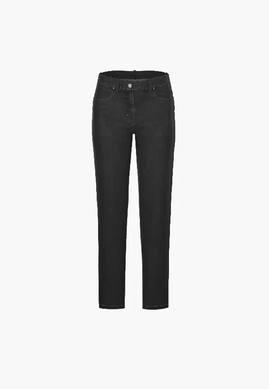 Charlotte Regular - Medium Length - Black Denim