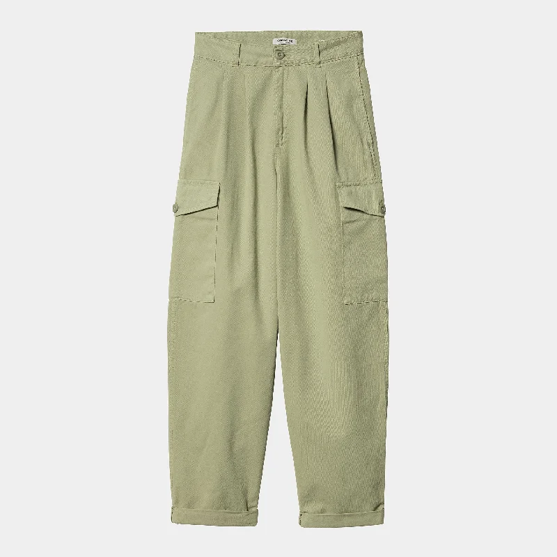 Carhartt W' Collins Pant Misty Green Garment Dyed