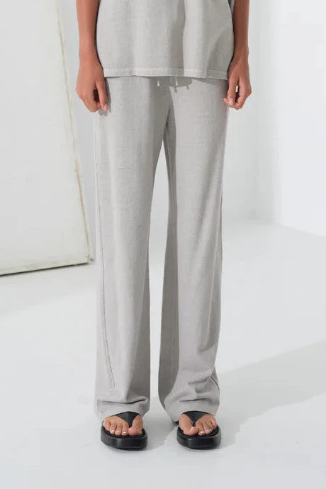 Commoners - Hemp Jersey Resort Pant, Stone