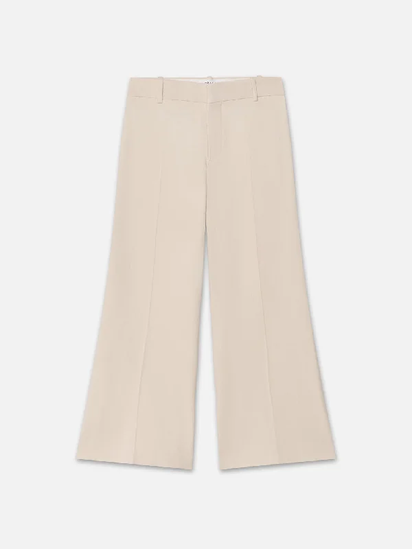 Le Palazzo Crop Trouser -- Bone