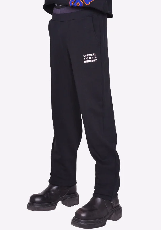 LIBERAL YOUTH MINISTRY LYM03P008 UNISEX SWEATPANTS BLACK