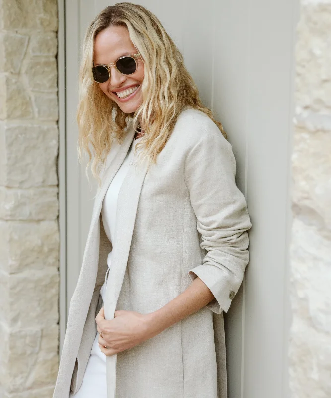 Linen Trench Coat