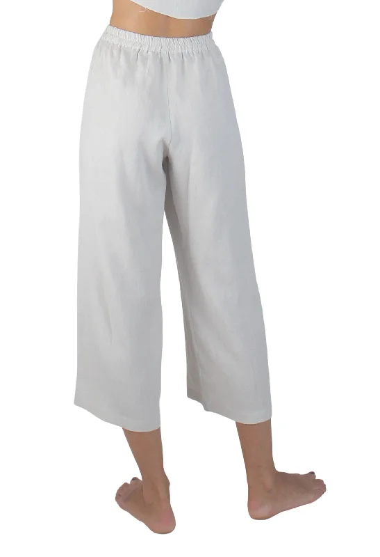 Pacific Linen Pants Stone