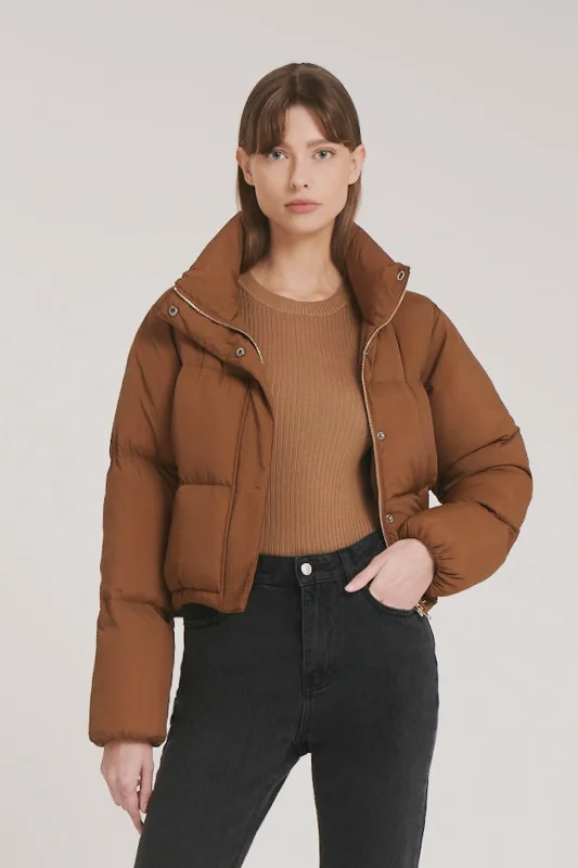 Topher Puffer Jacket Toffee