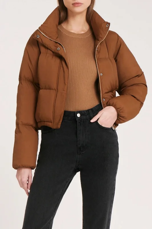 Topher Puffer Jacket Toffee