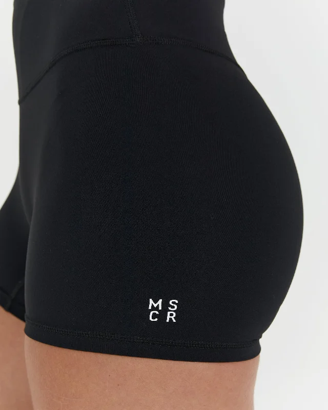 SCULPT MINI SHORTS - BLACK