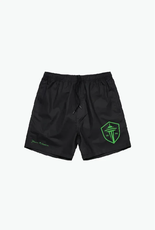 Seattle Sounders FC Essentials Board Shorts - Black