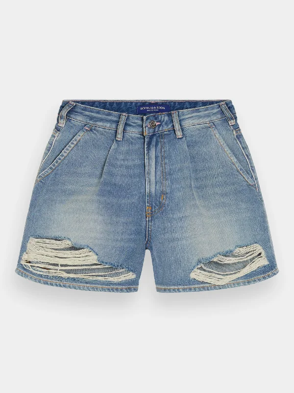 Shore denim shorts