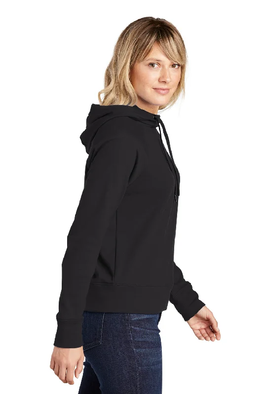 Sport-Tek Womens French Terry Hooded Sweatshirt Hoodie - Black