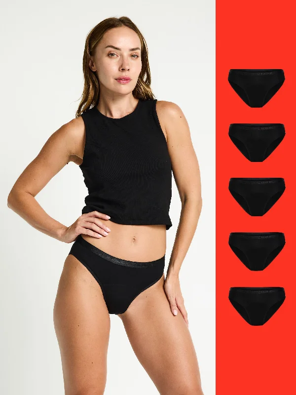Classic Bikini 5 Pack Thong bikini bottom, Sexy, Comfortable, Trendy