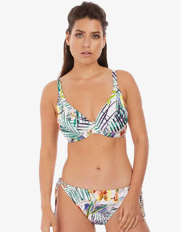 Fantasie Playa Blanca Plunge Bikini Top Multi Triangle bikini set, Sexy, Comfortable, Stylish