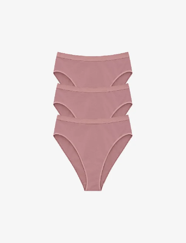 Organic Cloud Cotton High Leg Bikini 3 Pack Box Sheer bikini top, Sexy, Chic, Trendy
