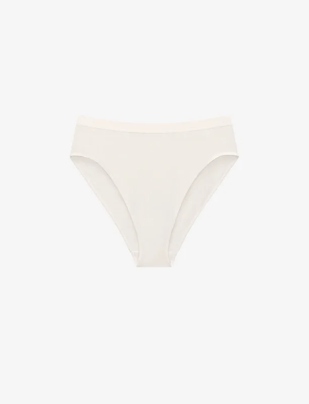 Organic Cloud Cotton High Leg Bikini Shiny bikini, Metallic fabric, Sexy, Beachwear