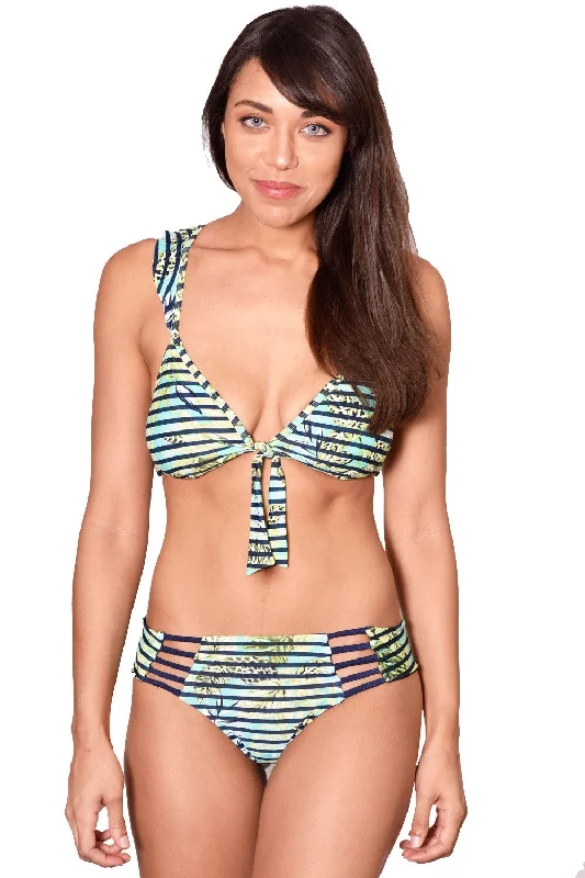 RAINFOREST Ruffle Racerback Bikini Top Skirted bikini bottom, Feminine, Sexy, Comfortable