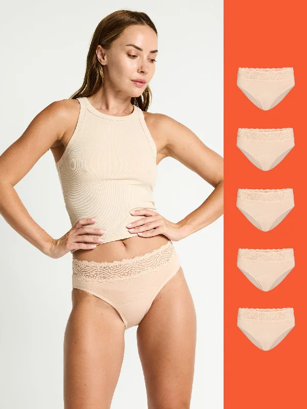 Sensual Hi Waist Bikini 5 Pack Sporty bikini, Active, Comfortable, Trendy