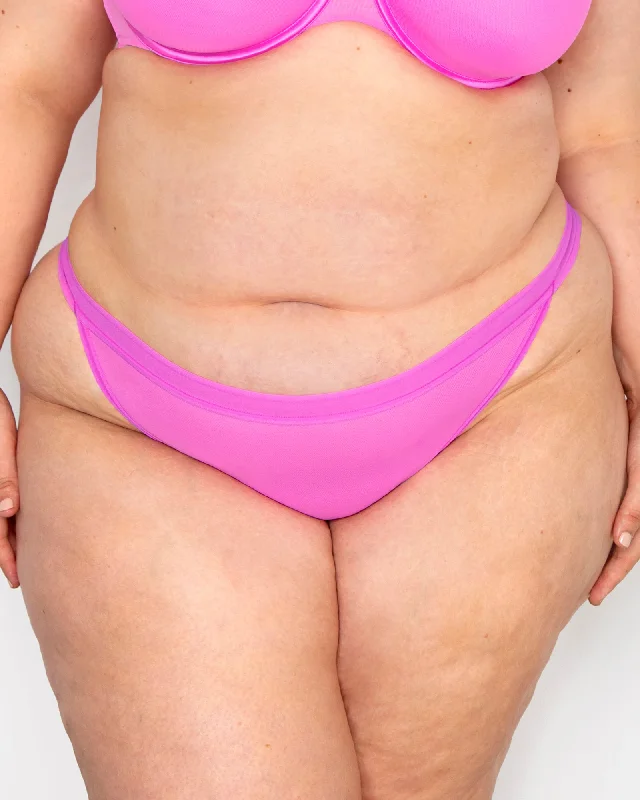 Sheer Mesh String Bikini Panty - Flirt Bikini with chain, Glamorous, Trendy, Sexy