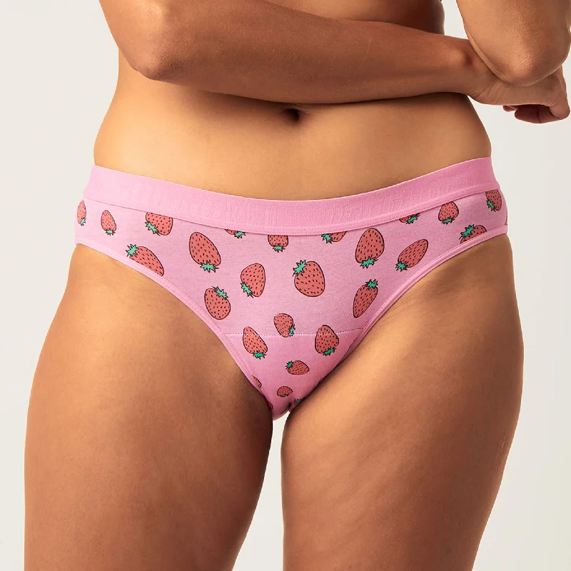 Teen Hipster Bikini Moderate-Heavy Very Berry Polka dot bikini top, Fun, Retro, Trendy