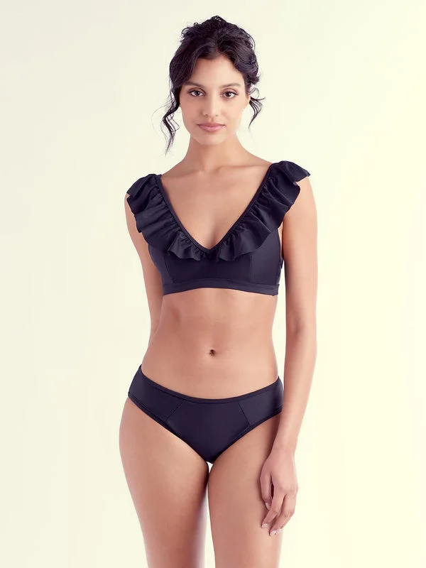 The Little Bra Company Camille Flutter Bikini Top Banded bikini top, Sleek, Trendy, Comfortable