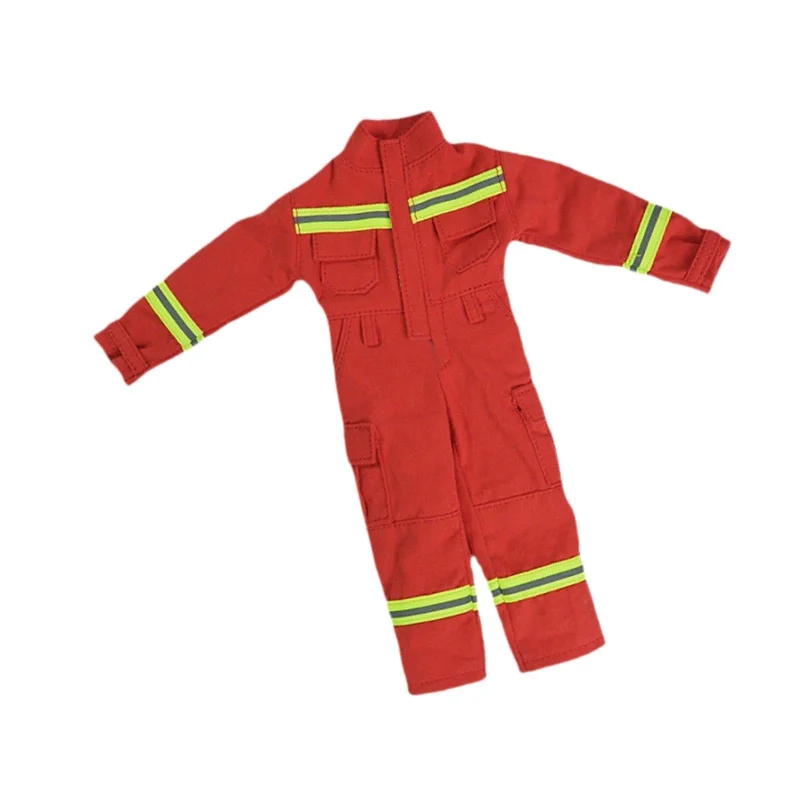 Maxbell 1/6 Scale Male Figure Clothes Firefighter Jumpsuit Handmade Mini for 12 inch Luxe jumpsuit, Elegant, Chic, Fashion-forward