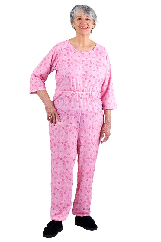 Anti-Strip Jumpsuit - Carrie | Orchid Floral pattern jumpsuit, Feminine, Elegant, Stylish