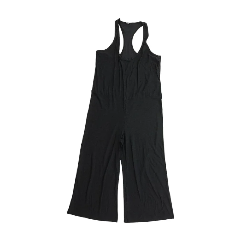 Charcoal Solid Jumpsuit Denim jumpsuit, Casual, Street style, Comfortable
