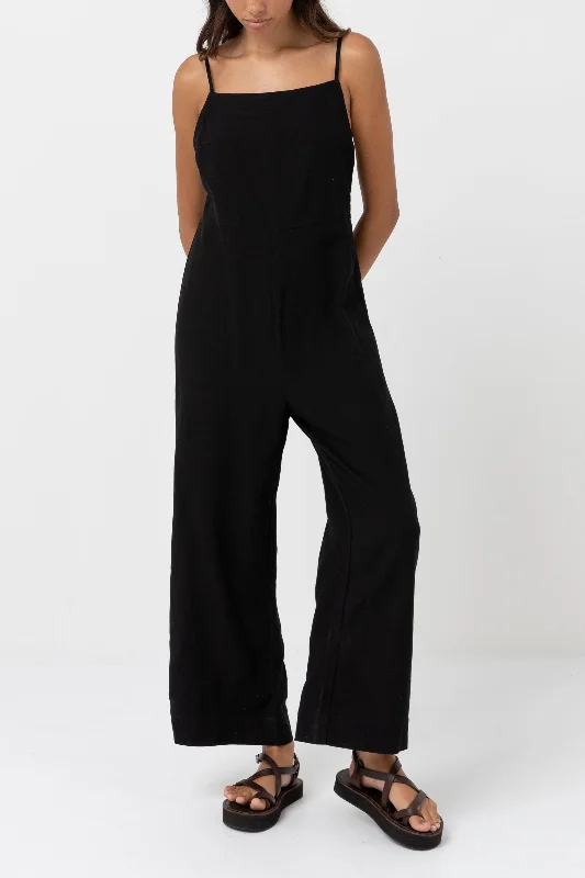 Classic Jumpsuit Black Lace-up jumpsuit, Trendy, Sexy, Party wear