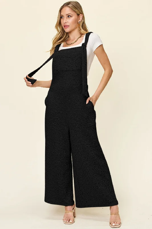 Double Take Full Size Sleeveless Wide Leg Jumpsuit Animal print jumpsuit, Bold pattern, Fashion statement, Unique