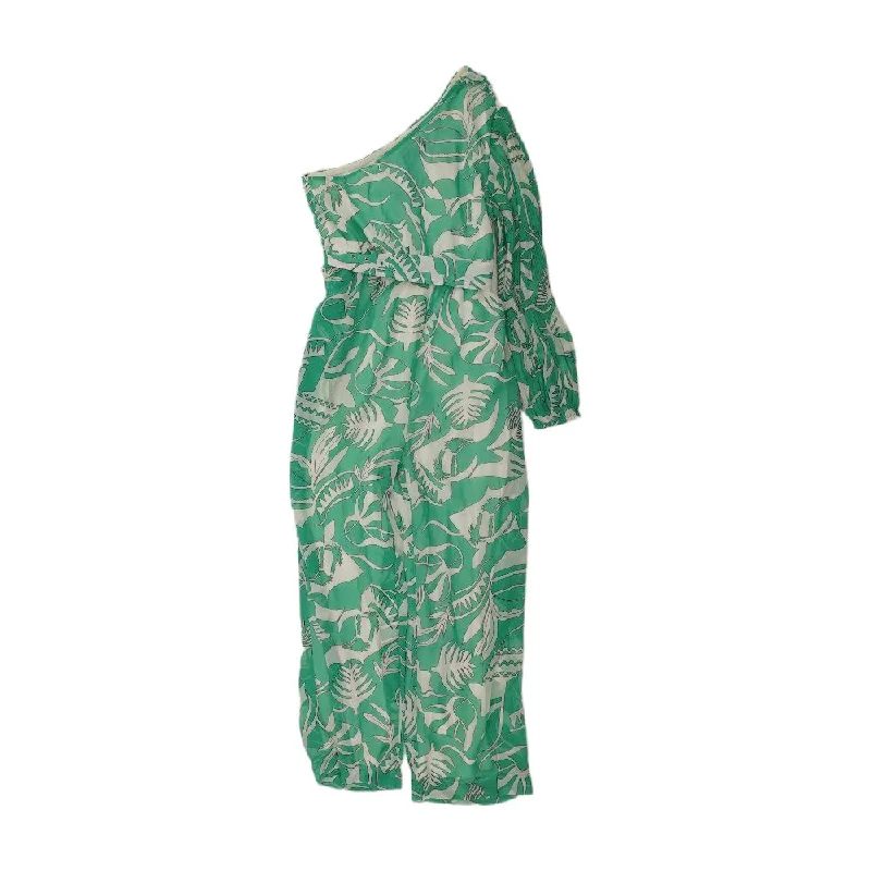 Green Graphic Jumpsuit Wide leg denim jumpsuit, Street style, Casual, Comfortable